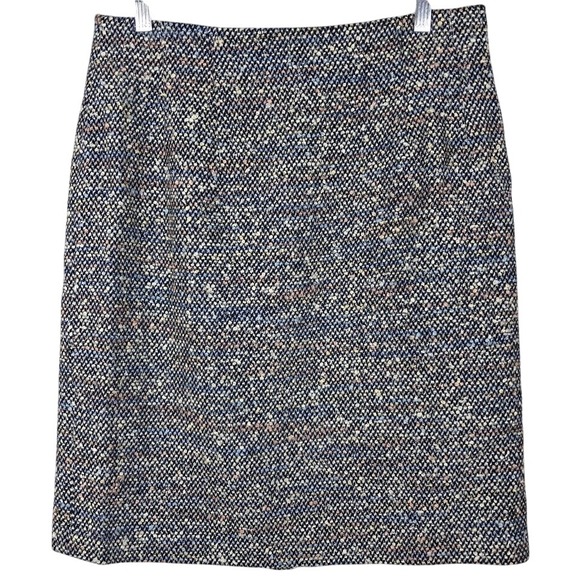 Chaus Dresses & Skirts - CHAUS 14 Tweed Pencil Skirt Wool Blend Black Multi Knee Length Career Office‎